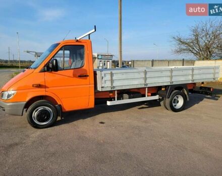 Помаранчевий Мерседес Sprinter, об'ємом двигуна 2.7 л та пробігом 293 тис. км за 25400 $, фото 5 на Automoto.ua