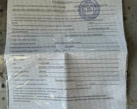 Синій Мерседес T1, об'ємом двигуна 2.4 л та пробігом 500 тис. км за 5500 $, фото 8 на Automoto.ua