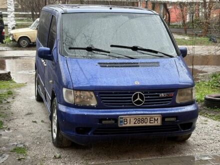 Мерседес В-Класс 1999 в Днепре (Днепропетровске) на Automoto.ua Синий Мерседес В-Класс, объемом двигателя 2.2 л и пробегом 440 тыс. км за 4650 $, фото 1 на Automoto.ua