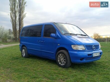 Синий Мерседес В-Класс, объемом двигателя 2.15 л и пробегом 340 тыс. км за 4800 $, фото 1 на Automoto.ua