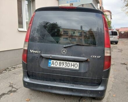 Чорний Мерседес Ванео, об'ємом двигуна 1.7 л та пробігом 360 тис. км за 3200 $, фото 1 на Automoto.ua