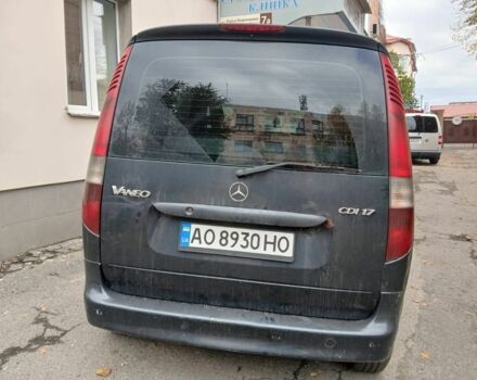 Черный Мерседес Ванео, объемом двигателя 1.7 л и пробегом 360 тыс. км за 3400 $, фото 1 на Automoto.ua