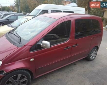 Красный Мерседес Ванео, объемом двигателя 1.6 л и пробегом 294 тыс. км за 2500 $, фото 2 на Automoto.ua