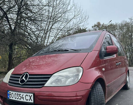 Красный Мерседес Ванео, объемом двигателя 1.7 л и пробегом 284 тыс. км за 4900 $, фото 16 на Automoto.ua