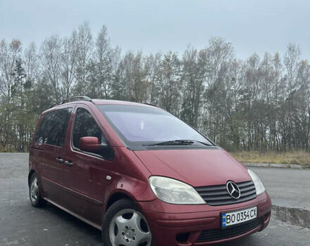 Красный Мерседес Ванео, объемом двигателя 1.7 л и пробегом 284 тыс. км за 4900 $, фото 15 на Automoto.ua