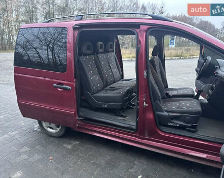 Красный Мерседес Ванео, объемом двигателя 1.7 л и пробегом 284 тыс. км за 4900 $, фото 2 на Automoto.ua