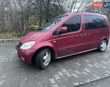 Красный Мерседес Ванео, объемом двигателя 1.7 л и пробегом 284 тыс. км за 4900 $, фото 13 на Automoto.ua