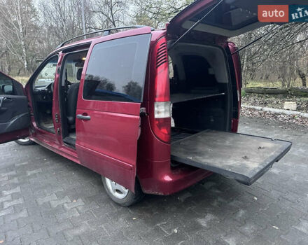 Красный Мерседес Ванео, объемом двигателя 1.7 л и пробегом 284 тыс. км за 4900 $, фото 11 на Automoto.ua