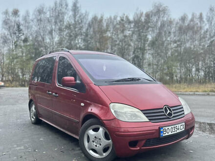 Красный Мерседес Ванео, объемом двигателя 1.7 л и пробегом 284 тыс. км за 4900 $, фото 1 на Automoto.ua