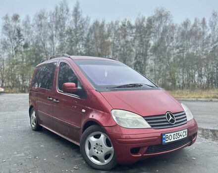 Красный Мерседес Ванео, объемом двигателя 1.7 л и пробегом 284 тыс. км за 4900 $, фото 1 на Automoto.ua