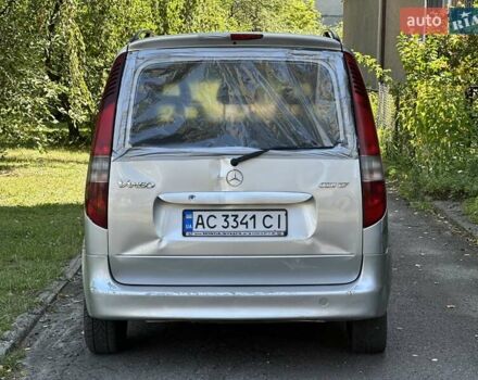 Сірий Мерседес Ванео, об'ємом двигуна 1.69 л та пробігом 276 тис. км за 2299 $, фото 4 на Automoto.ua