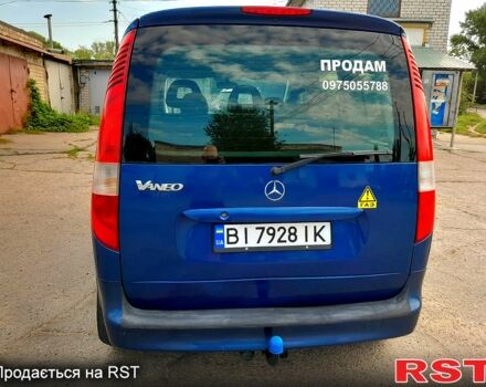 Синій Мерседес Ванео, об'ємом двигуна 1.6 л та пробігом 272 тис. км за 3999 $, фото 3 на Automoto.ua