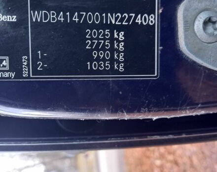 Синий Мерседес Ванео, объемом двигателя 1.7 л и пробегом 370 тыс. км за 3500 $, фото 6 на Automoto.ua