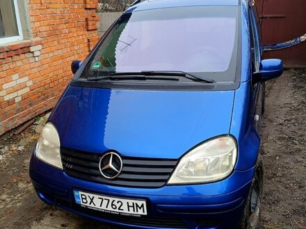 Синий Мерседес Ванео, объемом двигателя 1.9 л и пробегом 196 тыс. км за 4500 $, фото 1 на Automoto.ua