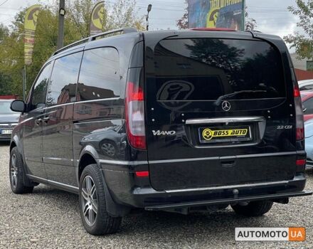 Черный Мерседес Виано, объемом двигателя 2.1 л и пробегом 308 тыс. км за 13499 $, фото 3 на Automoto.ua