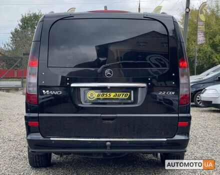 Черный Мерседес Виано, объемом двигателя 2.1 л и пробегом 308 тыс. км за 13499 $, фото 4 на Automoto.ua