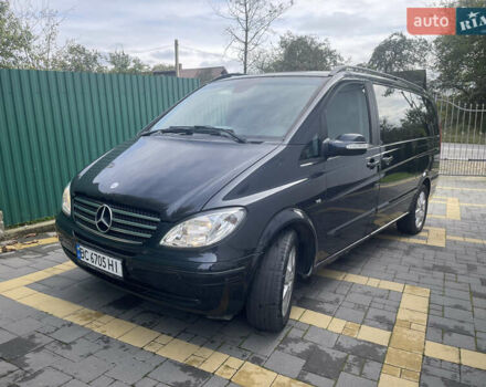 Черный Мерседес Виано, объемом двигателя 3 л и пробегом 380 тыс. км за 14900 $, фото 2 на Automoto.ua