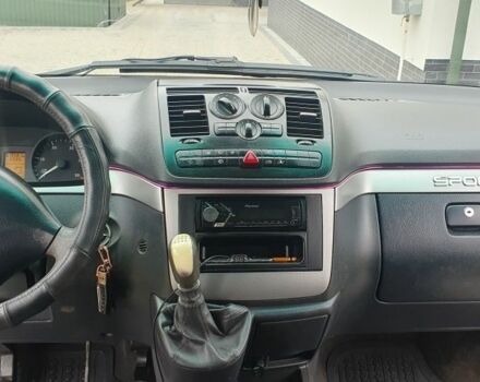 Черный Мерседес Виано, объемом двигателя 2.1 л и пробегом 570 тыс. км за 9900 $, фото 7 на Automoto.ua