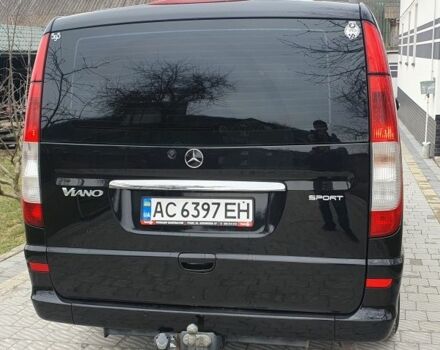 Черный Мерседес Виано, объемом двигателя 2.1 л и пробегом 570 тыс. км за 9900 $, фото 3 на Automoto.ua
