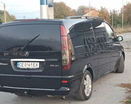 Мерседес Виано 2010 в Кицмане на Automoto.ua Черный Мерседес Виано, объемом двигателя 3 л и пробегом 450 тыс. км за 16700 $, фото 3 на Automoto.ua