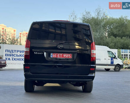 Черный Мерседес Виано, объемом двигателя 2.2 л и пробегом 376 тыс. км за 14500 $, фото 13 на Automoto.ua