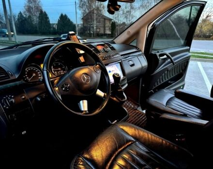 Черный Мерседес Виано, объемом двигателя 2 л и пробегом 200 тыс. км за 19500 $, фото 6 на Automoto.ua