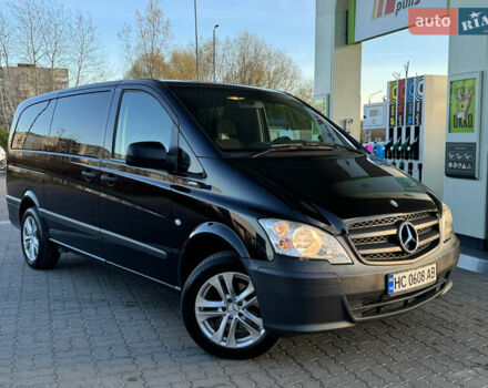 Черный Мерседес Виано, объемом двигателя 2.2 л и пробегом 306 тыс. км за 16500 $, фото 3 на Automoto.ua