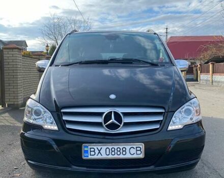 Черный Мерседес Виано, объемом двигателя 2.14 л и пробегом 380 тыс. км за 22000 $, фото 1 на Automoto.ua