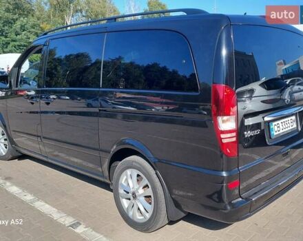 Черный Мерседес Виано, объемом двигателя 2.14 л и пробегом 301 тыс. км за 21000 $, фото 1 на Automoto.ua