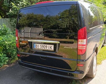 Черный Мерседес Виано, объемом двигателя 2.14 л и пробегом 320 тыс. км за 16500 $, фото 5 на Automoto.ua