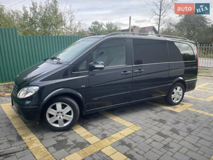Черный Мерседес Виано, объемом двигателя 3 л и пробегом 380 тыс. км за 14900 $, фото 1 на Automoto.ua