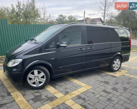 Черный Мерседес Виано, объемом двигателя 3 л и пробегом 380 тыс. км за 14900 $, фото 1 на Automoto.ua