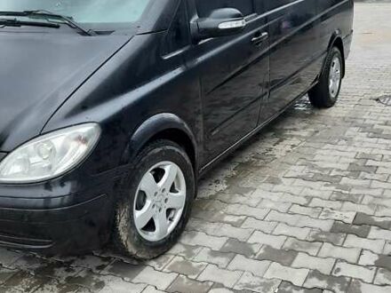 Черный Мерседес Виано, объемом двигателя 2.15 л и пробегом 276 тыс. км за 12000 $, фото 1 на Automoto.ua