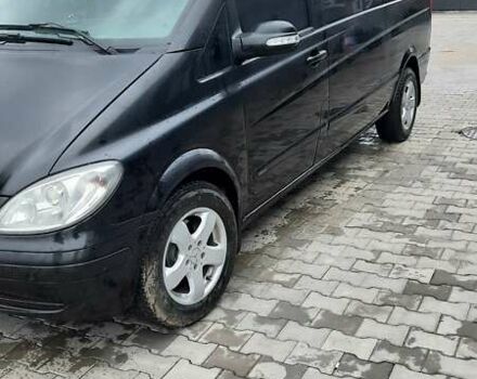 Черный Мерседес Виано, объемом двигателя 2.15 л и пробегом 276 тыс. км за 12000 $, фото 1 на Automoto.ua