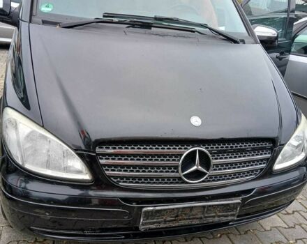 Черный Мерседес Виано, объемом двигателя 2.2 л и пробегом 274 тыс. км за 10746 $, фото 1 на Automoto.ua