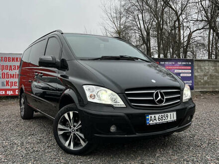 Черный Мерседес Виано, объемом двигателя 2.14 л и пробегом 335 тыс. км за 22200 $, фото 1 на Automoto.ua