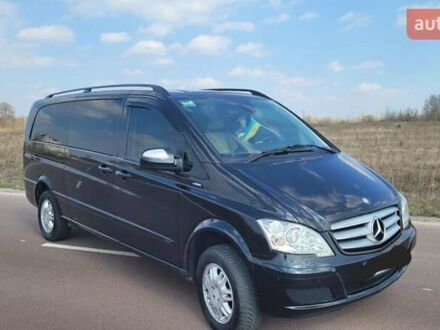 Черный Мерседес Виано, объемом двигателя 2.2 л и пробегом 260 тыс. км за 22500 $, фото 1 на Automoto.ua