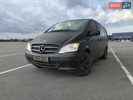 Черный Мерседес Виано, объемом двигателя 2.14 л и пробегом 497 тыс. км за 6000 $, фото 1 на Automoto.ua