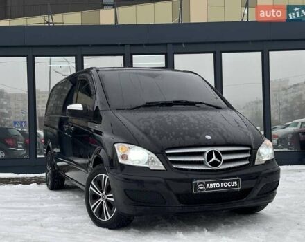Черный Мерседес Виано, объемом двигателя 2.14 л и пробегом 300 тыс. км за 17490 $, фото 1 на Automoto.ua