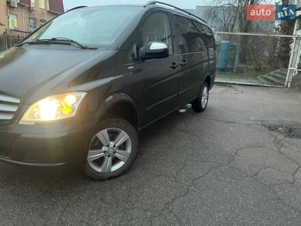 Черный Мерседес Виано, объемом двигателя 2.14 л и пробегом 233 тыс. км за 22000 $, фото 1 на Automoto.ua