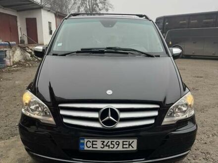 Черный Мерседес Виано, объемом двигателя 2.14 л и пробегом 324 тыс. км за 21000 $, фото 1 на Automoto.ua
