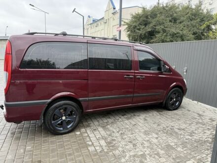 Мерседес Віано 2007 у Каменце-Подольском на Automoto.ua Червоний Мерседес Віано, об'ємом двигуна 3 л та пробігом 426 тис. км за 12500 $, фото 1 на Automoto.ua