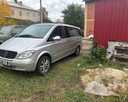 Серый Мерседес Виано, объемом двигателя 2.2 л и пробегом 210 тыс. км за 5600 $, фото 1 на Automoto.ua
