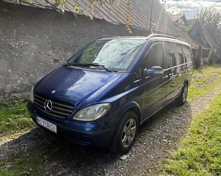 Синий Мерседес Виано, объемом двигателя 2.15 л и пробегом 500 тыс. км за 10000 $, фото 3 на Automoto.ua