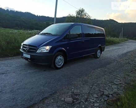 Синий Мерседес Vito 113, объемом двигателя 2.2 л и пробегом 220 тыс. км за 13800 $, фото 4 на Automoto.ua