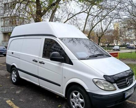Белый Мерседес Вито, объемом двигателя 2.15 л и пробегом 570 тыс. км за 7500 $, фото 2 на Automoto.ua