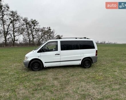 Белый Мерседес Вито, объемом двигателя 2.1 л и пробегом 402 тыс. км за 6500 $, фото 1 на Automoto.ua