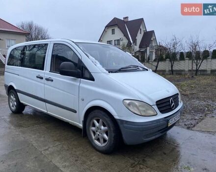 Белый Мерседес Вито, объемом двигателя 2.15 л и пробегом 285 тыс. км за 5200 $, фото 1 на Automoto.ua