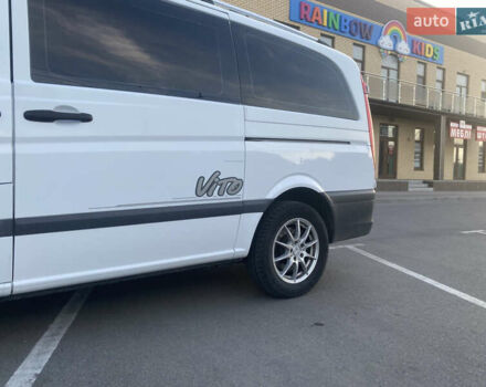 Белый Мерседес Вито, объемом двигателя 2.15 л и пробегом 155 тыс. км за 9500 $, фото 5 на Automoto.ua