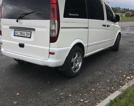 Белый Мерседес Вито, объемом двигателя 2.15 л и пробегом 295 тыс. км за 5500 $, фото 4 на Automoto.ua